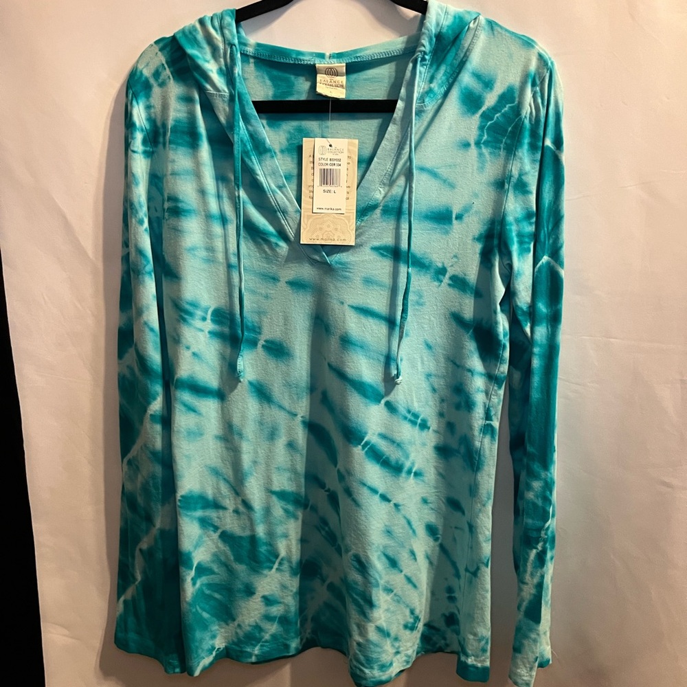 Marika Tie-Dye Hoodie Matching Pants Balance Collection Womens Size Large NWT - Picture 4 of 6